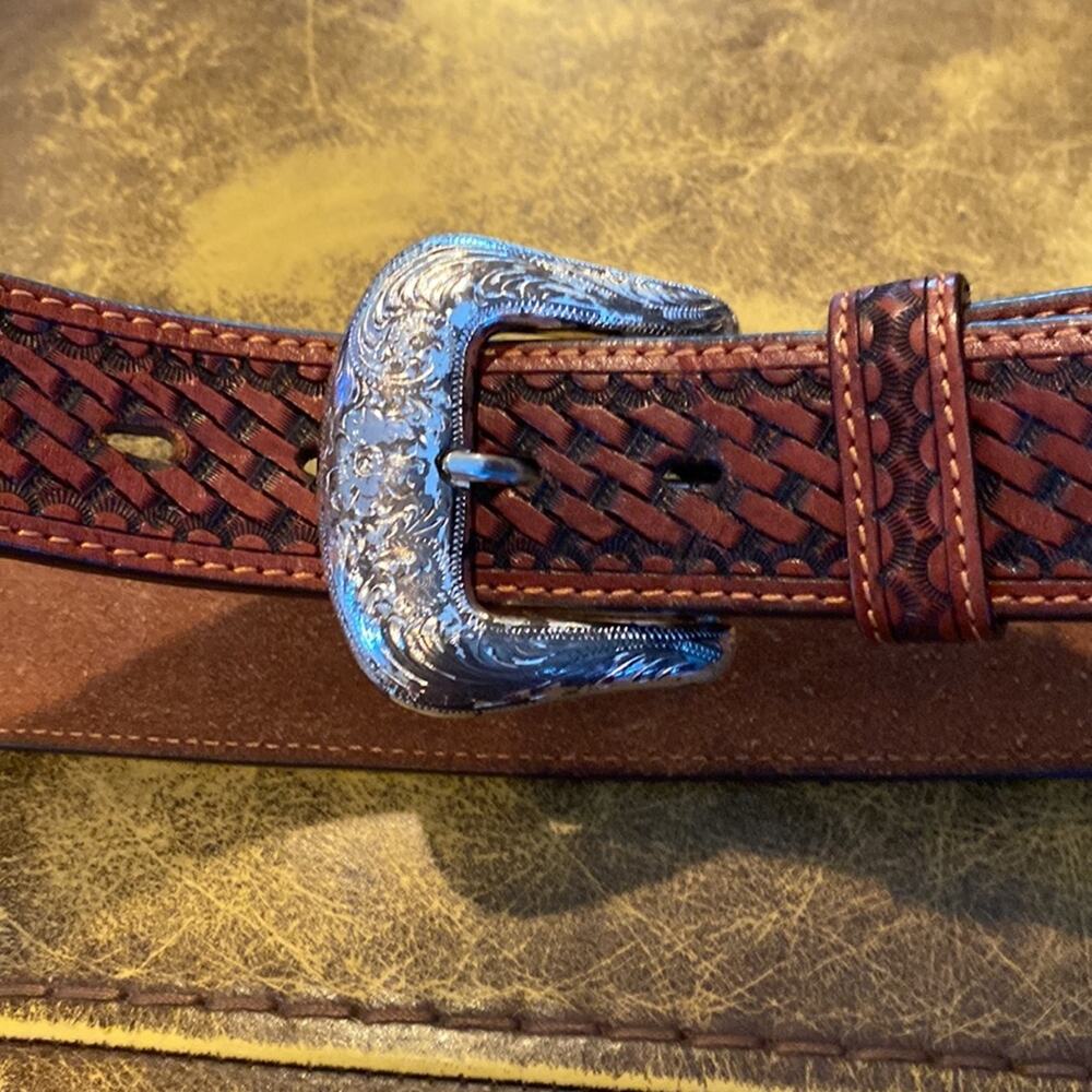3D leather and bling belt - Picture 3 of 11